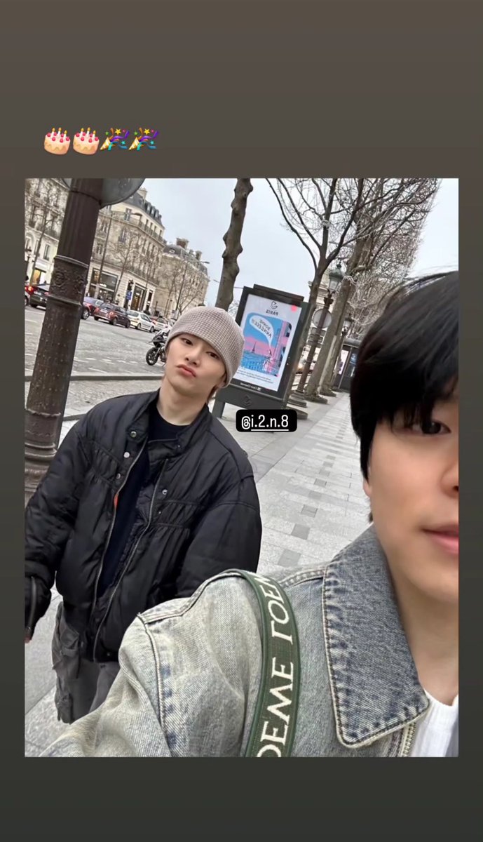 seungmin's story update with jeongin
