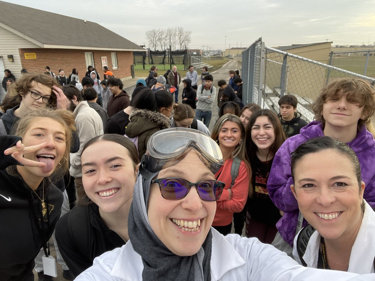 Fire Alarm selfie! Interrupted lab.. boo!