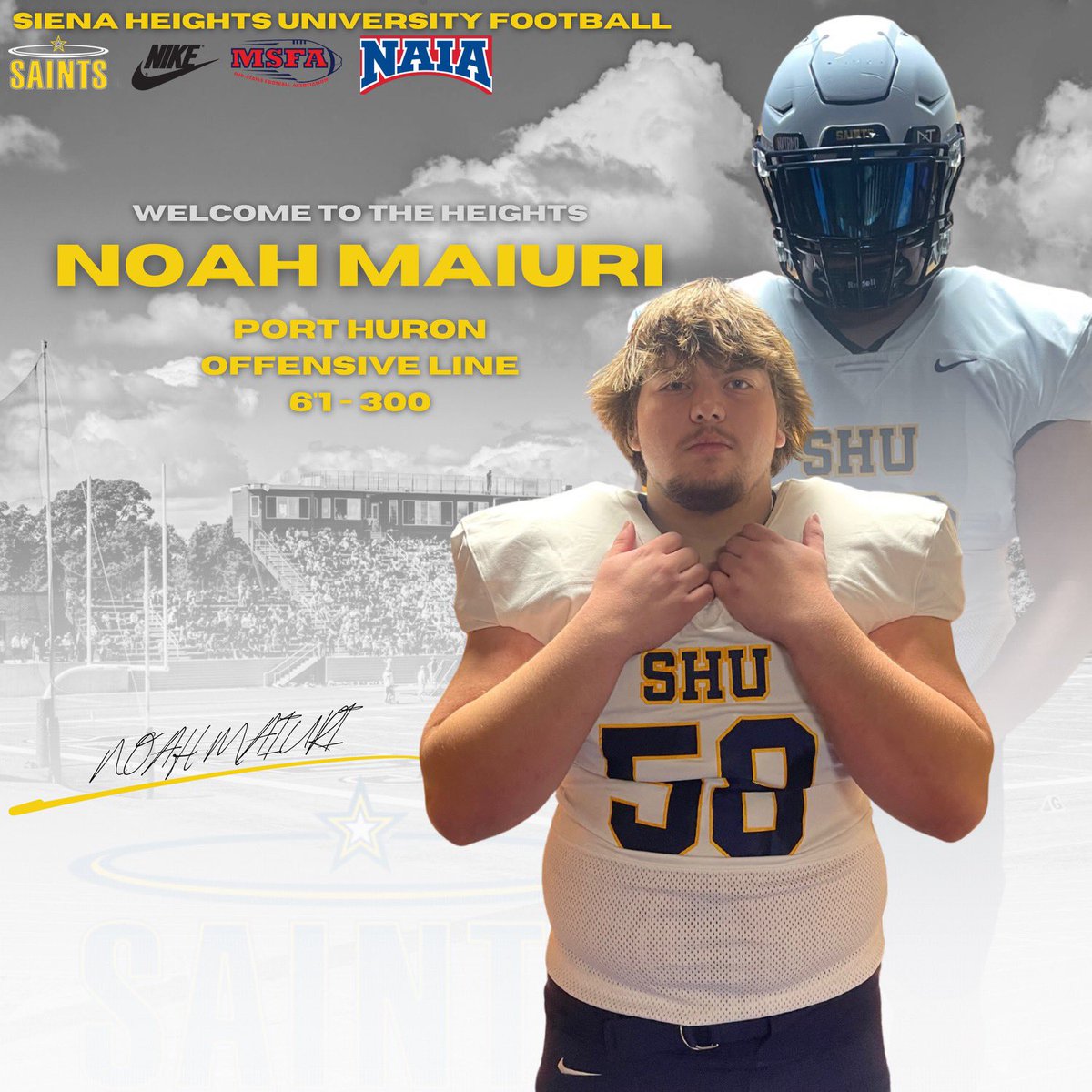 Siena Heights University Football tweet media