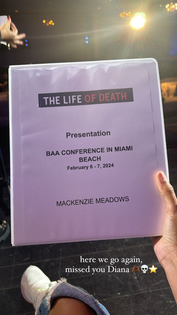victorybx's tweet photo. here we go again… #TheLifeofDeath ☠️🤍 musical presentation in Miami, FL https://t.co/hRfs6Y6TJz
