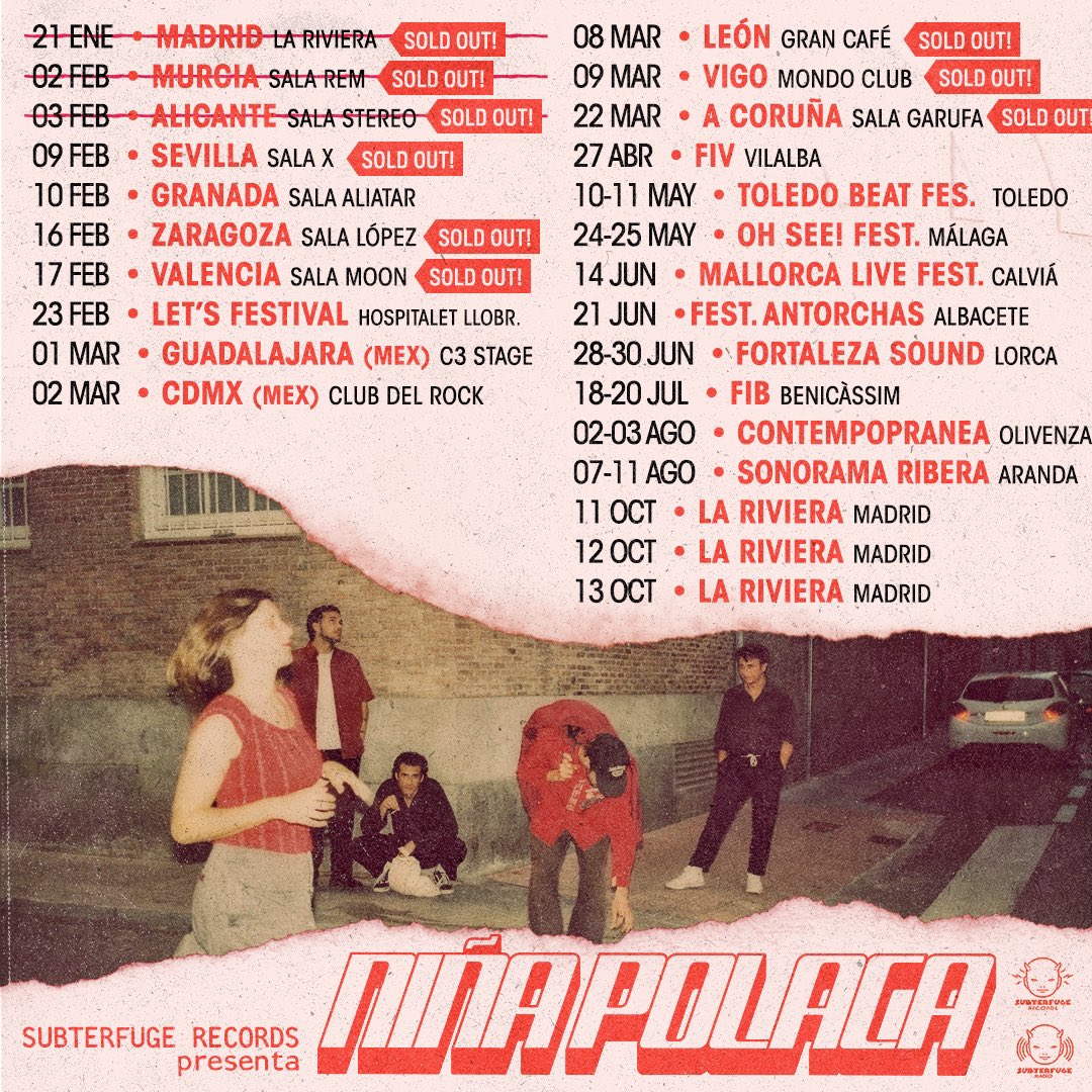 NinaPolaca's tweet photo. Actualisasaooo del cartel de la gira !!! Nos vemos 👀 https://t.co/63aACfk71o