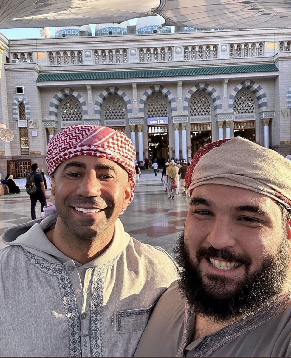 Fousey latest appearance. he is in madinah right now. From adel.ghadban1 on ig🕌❤️