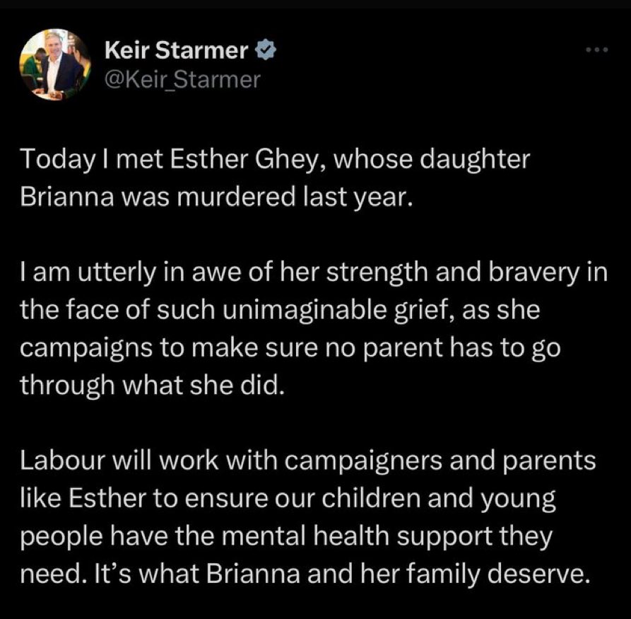 judeinlondon's tweet photo. He’s basically saying Brianna had MH issues when actually she was murdered because him, his party, this government and our media helped normalise transphobia and put a target on Brianna’s back https://t.co/fuz4oRUkM6
