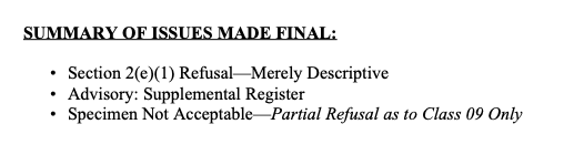 USPTO issues Final Refusal of OpenAI 'GPT' trademark registration application: tsdr.uspto.gov/documentviewer…
