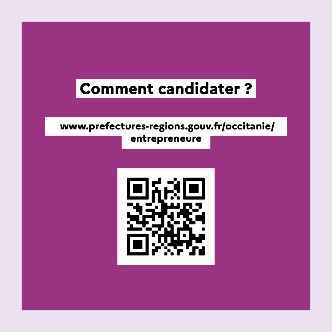 👩💼 #Entreprenariat | Vous êtes une #femme et vous portez un projet d'entreprenariat ? 

L’État en #Occitanie lance le challenge “ Qui veut être entrepreneure  ? "
🏆A la clé : un soutien financier, du mentorat et une exposition médiatique ! 
🚀Candidatez jusqu'au 9 mars sur :