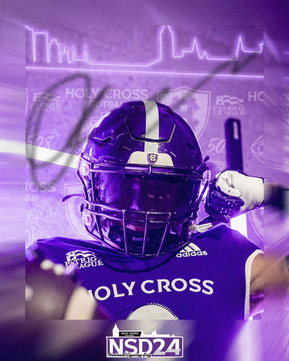 Let's all welcome @OmarrDixonOD to Holy Cross! 💜 #NSD24 | #H2VEIT4LL | #GoCrossGo