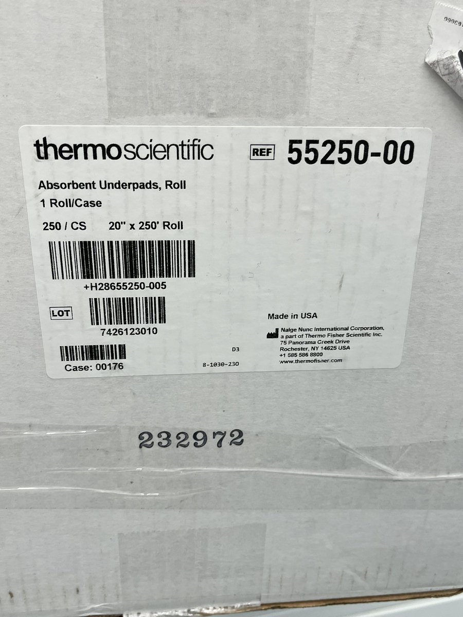 Every new lab needs their box of absorbent underpads