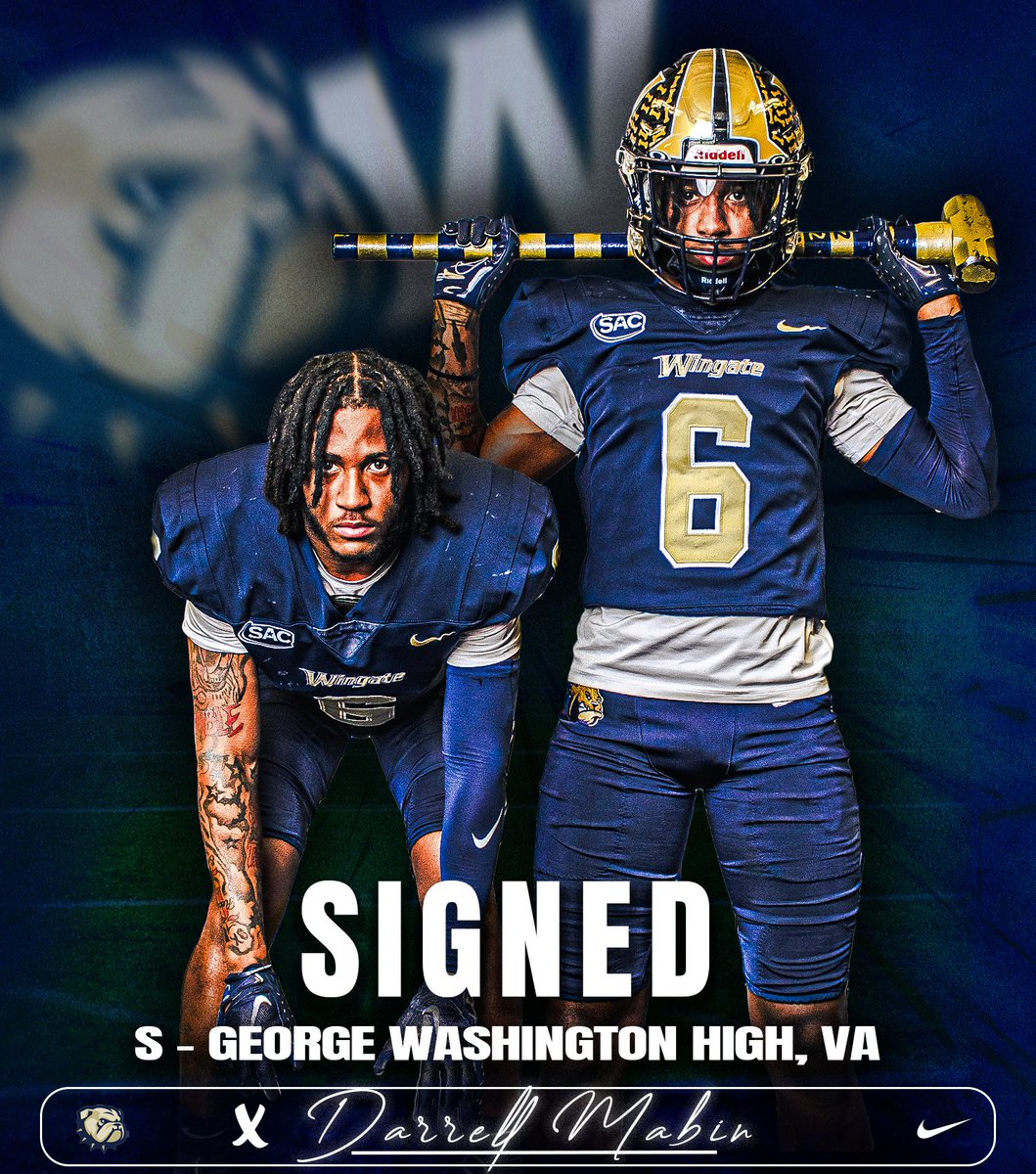 WingateFb's tweet photo. ✍🏽SIGNED

Welcome to the Wingate family @DjgoingD1 
#OneDog #NSD24 https://t.co/XgCaE5NLOa