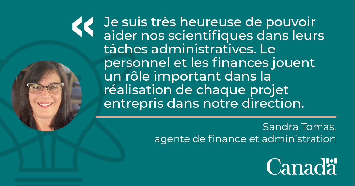 ScienceRNCan's tweet image. Sandra Tomas supervise les ressources humaines et les finances pour l’ensemble de CanmetMINES et veille à ce que chaque scientifique puisse mener à bien son programme de recherche.  Son soutien permet aux chercheurs de se concentrer uniquement sur la science.

#ScienceInclusive