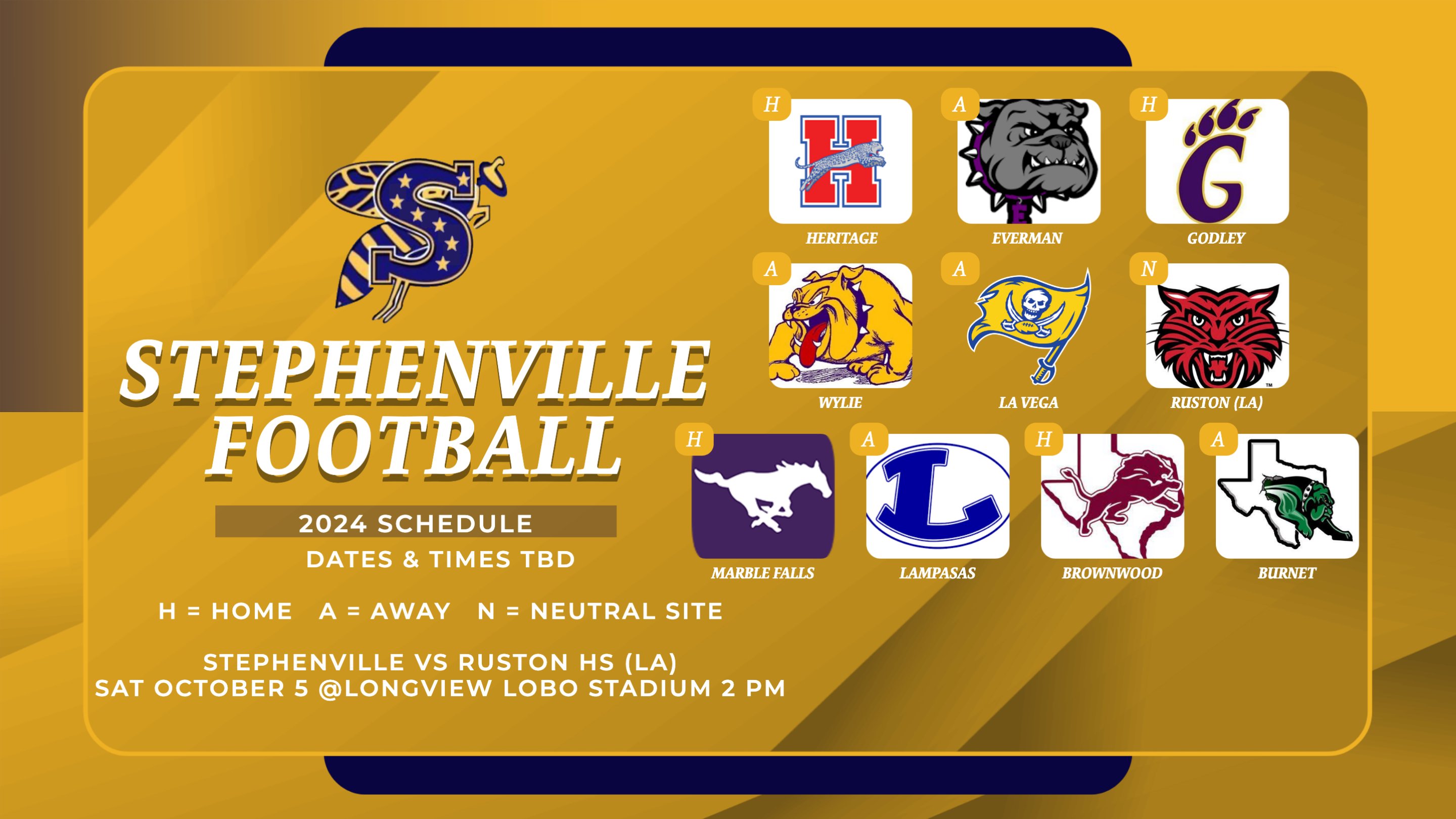 Heritage High School Football Schedule 2025 Texas Stace Elizabet