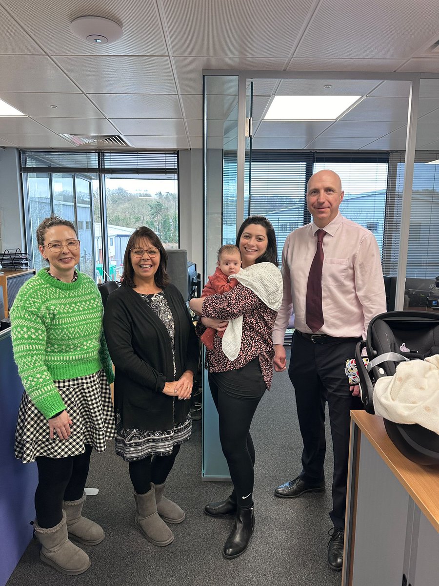 We had visitors old and new in the office today