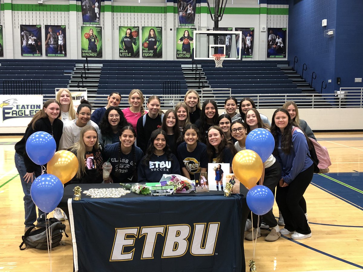 EHS_LadyEagles's tweet photo. Congratulations to Analissa on signing with ETBU!!!

So proud of you 💙⚽️💚⚽️

@NISDAthletics  @EatonHighSchool https://t.co/6cMwHyWMCF