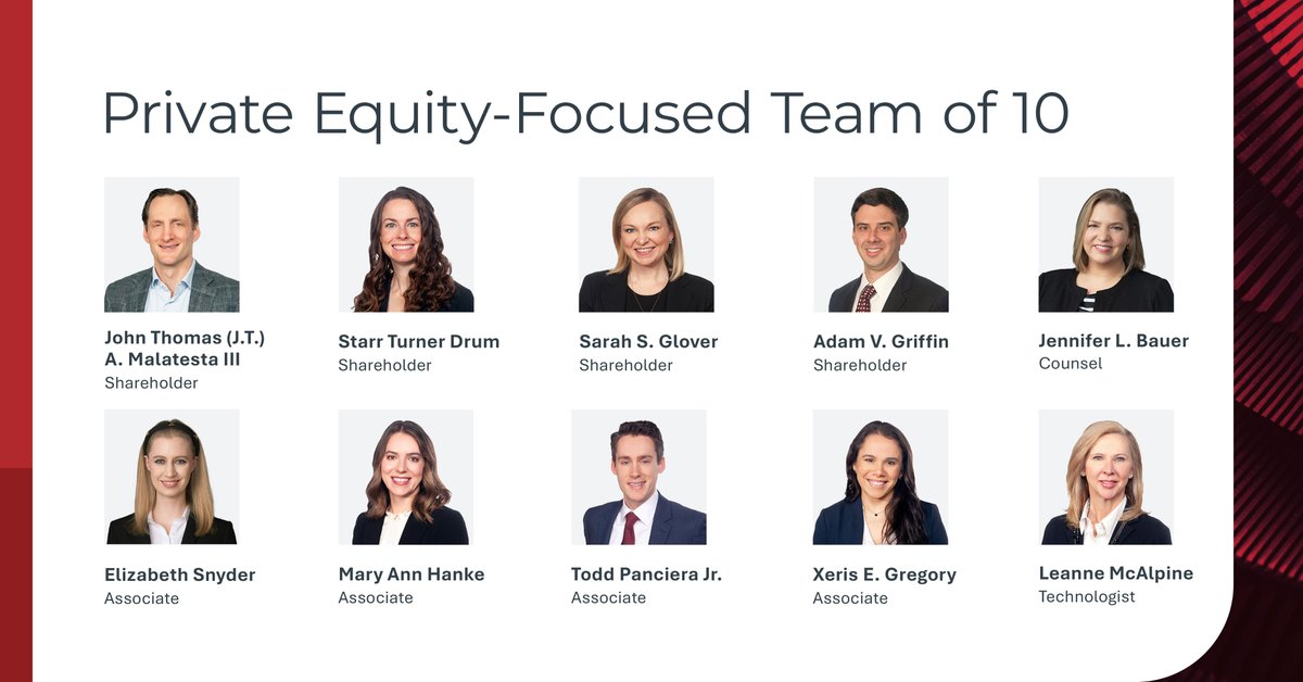 Deepening our already strong bench of over 50 attorneys practicing technology, cybersecurity and #dataprivacy, we are excited to welcome a group of ten attorneys and consultants focused on #cybersecurity and privacy: polsinelli.com/news/polsinell….

#whatalawfirmshouldbe
