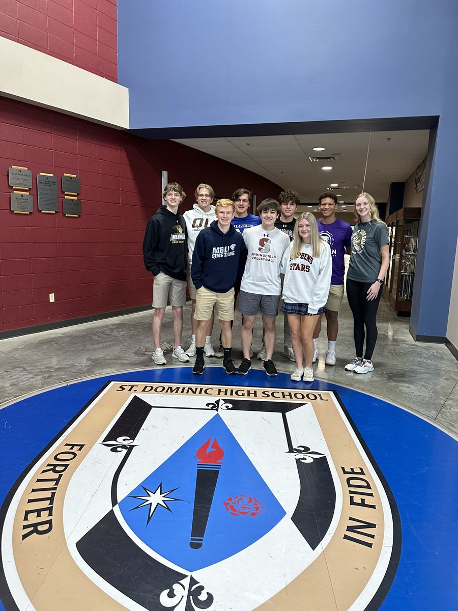 On this February National Signing Day, we welcome the amazing 9 <a href="/StDominicHS/">St. Dominic High School</a> seniors to the club that has already signed to play college athletics.