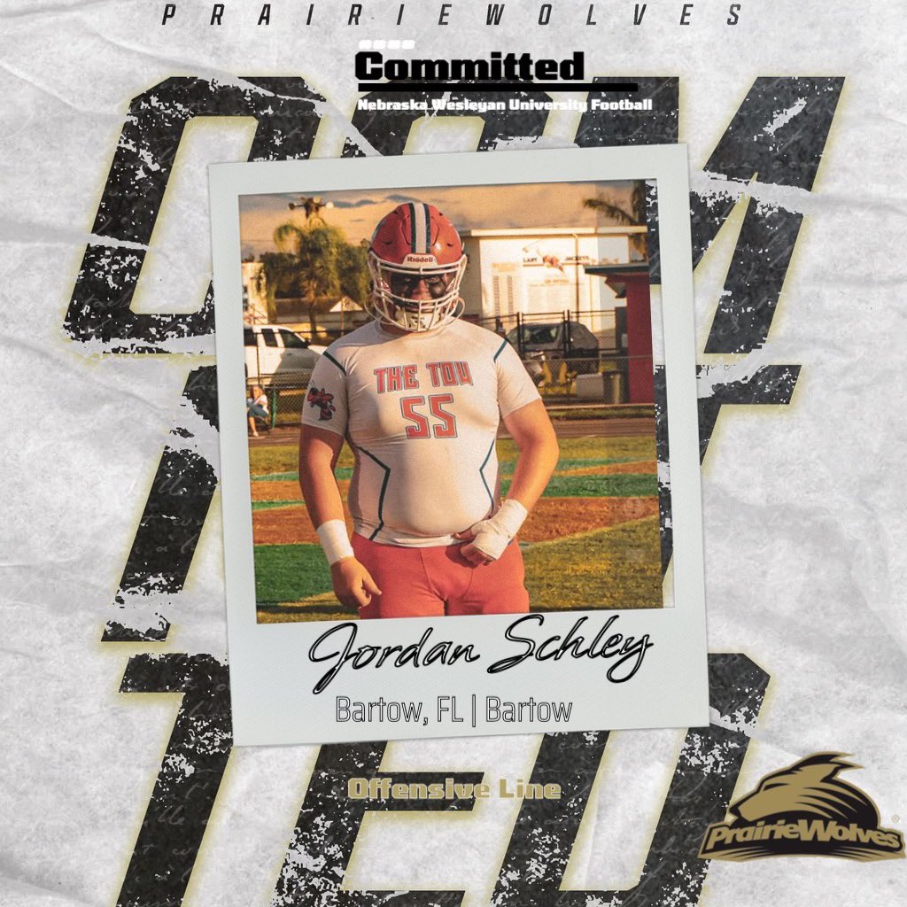 After several long hard months of deciding I and blessed to announce that I will be committing to Nebraska Wesleyan University!!!!!🐺🐺 <a href="/thetylereden/">Tyler Eden</a> <a href="/CoachPosateri/">Coach Poz</a> <a href="/BartowFb/">Bartow Yellow Jackets Football</a> <a href="/NWUFootball/">NWU Football</a>