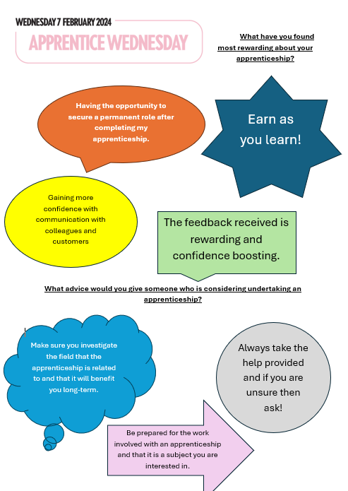 SWB Apprenticeships ๐ (@swbhapprentice1) on Twitter photo NAW24 โApprentice Wednesday. Here is some advice from current apprentices at SWB NHS Trust on what they have found most rewarding about their apprenticeship, and some advice for anyone considering this route. #NAW24 #SkillsForLife #ApprenticeWednesday #apprenticeships <a href="/SWBHnhs/">SWB NHS Trust</a> NAW24 โApprentice Wednesday. Here is some advice from current apprentices at SWB NHS Trust on what they have found most rewarding about their apprenticeship, and some advice for anyone considering this route. #NAW24 #SkillsForLife #ApprenticeWednesday #apprenticeships <a href="/SWBHnhs/">SWB NHS Trust</a>