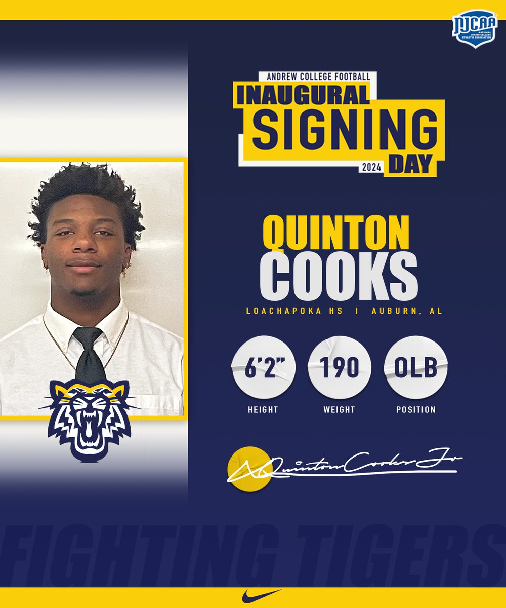 Welcome @datcooksboy to The Tigers Den!!!