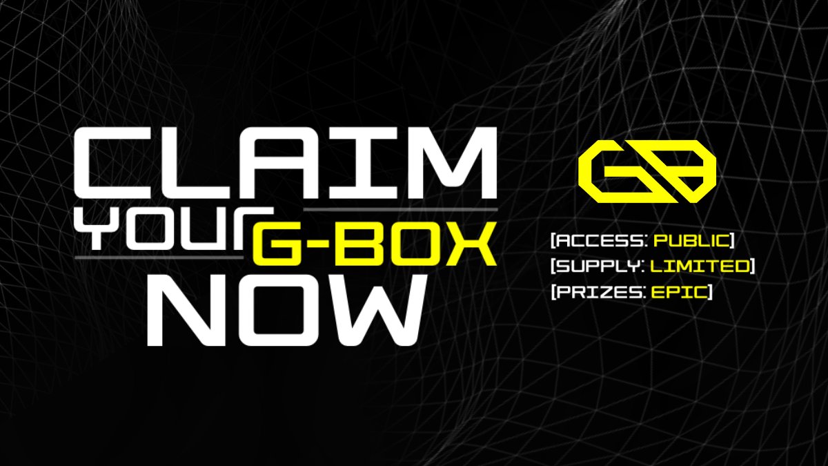 The G-BOX Era is live! Claim your G-BOX now.

Each G-BOX contains one of three rewards: ETH, $GBT, or [REDACTED].

Don't miss out, supply is limited🧵👇