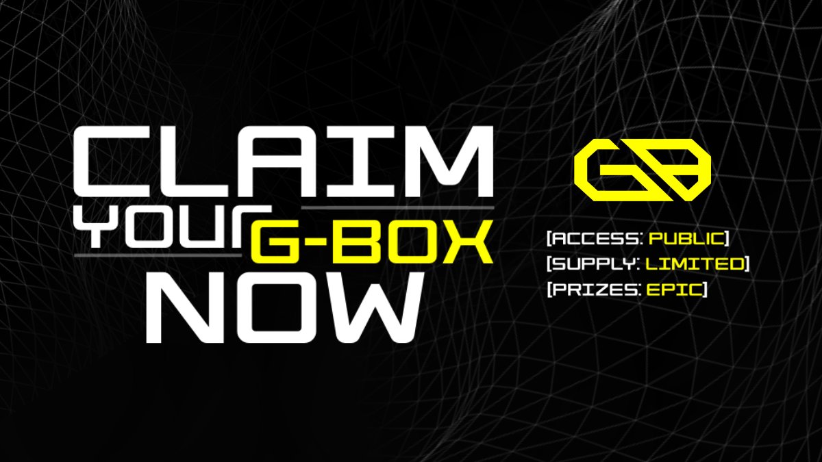 The G-BOX Era is live! Claim your G-BOX now. Each G-BOX contains one of three rewards: ETH, $GBT, or [REDACTED]. Don't miss out, supply is limited🧵👇