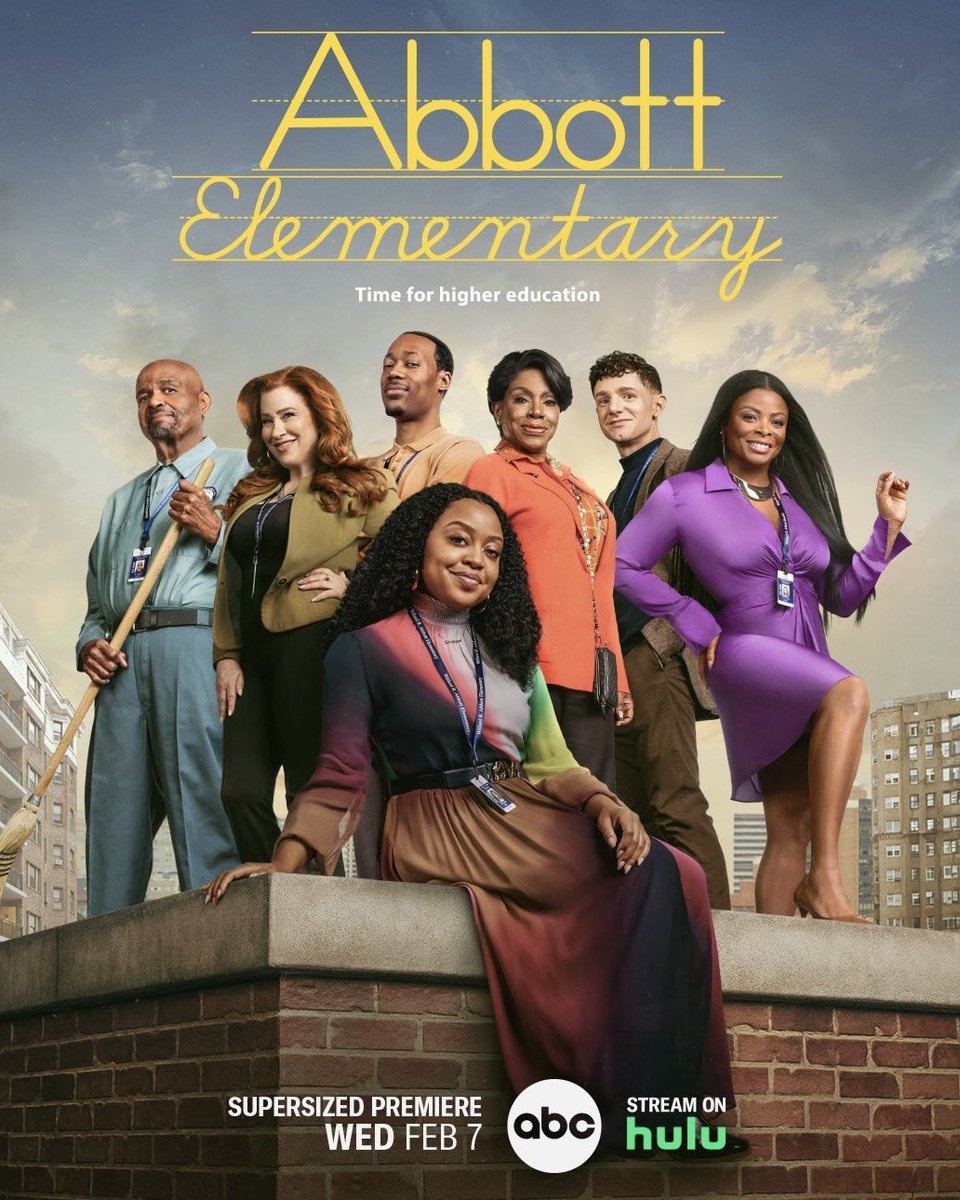 FilmUpdates's tweet photo. Season 3 of ‘ABBOTT ELEMENTARY’ premieres TODAY! https://t.co/LmM35NhfnJ