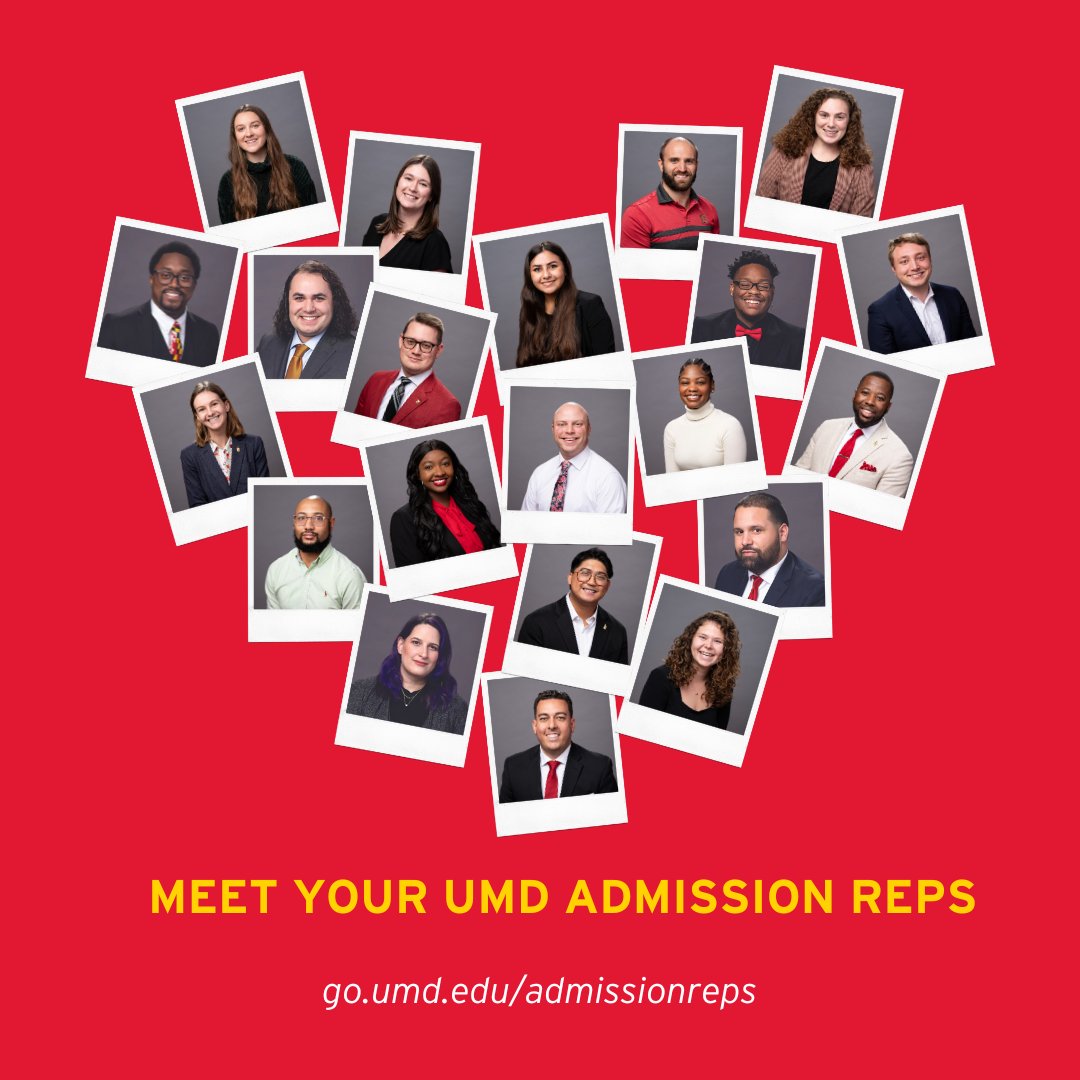 ❤️💛🖤 Our admissions representatives are here to help guide you through the application process! Meet the admission rep for your area: go.umd.edu/admissionreps #BeATerp