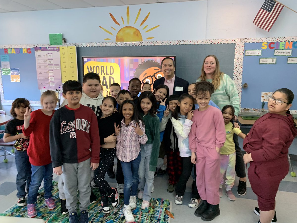 SokharyChau's tweet photo. I was thrilled to read “Knight Owl” to the @BartlettLPS 3rd graders who were equally excited. Reading to children enhance their creativity and enjoyment of literature.  
@litworldsays #WorldReadAloudDay
#WRAD2024 #KnightOwl https://t.co/BhZ8JMktl2