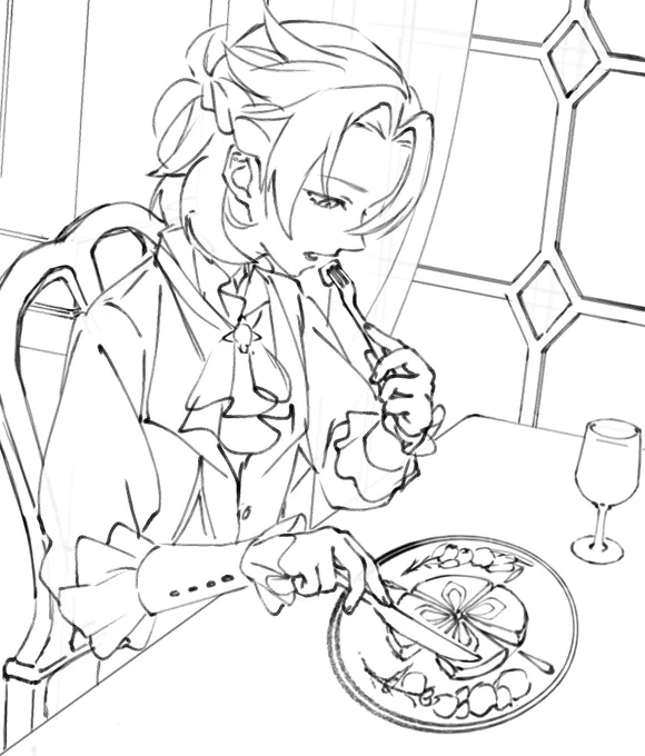 すごい懐かしいラフ 