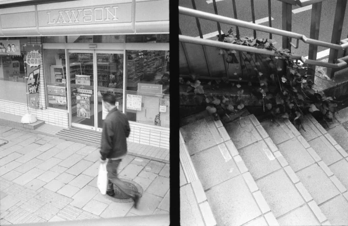 機種は内緒です
FOMAPAN400は増感前提で使うのがいいなというのとロジナールでの現像とハーフサイズは結構相性いいかもなというテストショット 