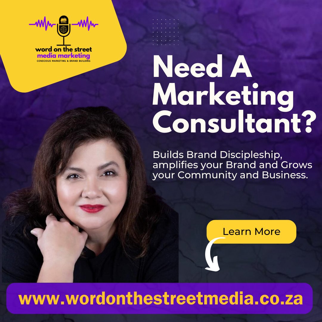 Looking for a marketing consultant to build your brand, grow your community, and boost your business? We can help! Email us at robyn@wordonthestreetmedia.co.za for a personalized quote and to learn more about our services. #WordOnTheStreetMedia #Marketing #DigitalMarketing