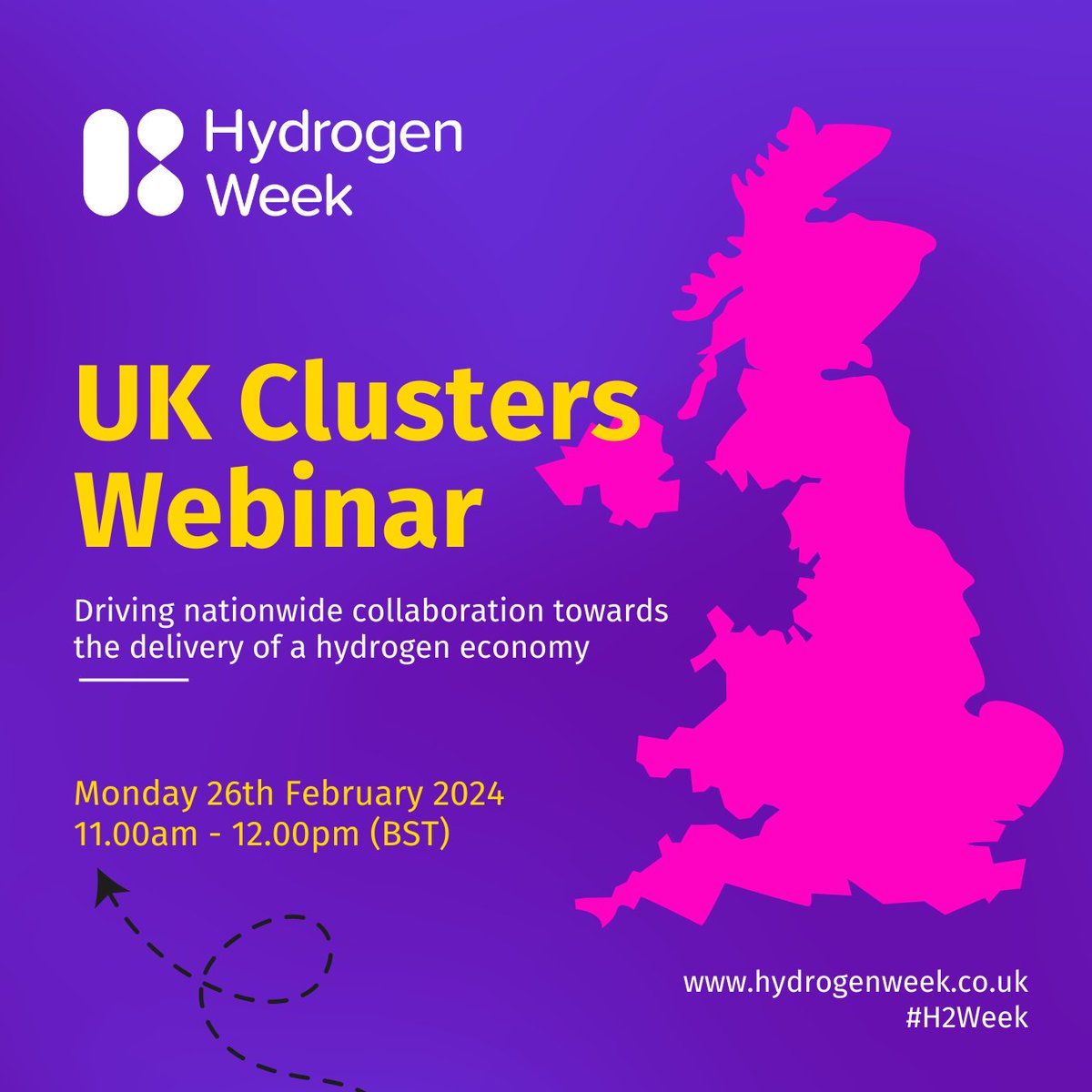 To kick off Hydrogen Week 2024 in style, on Monday 26th February we're holding a UK Clusters Webinar!

We’ll be having a candid discussion about what #hydrogen projects are underway in each UK cluster.

Book here: eventbrite.co.uk/e/uk-clusters-…