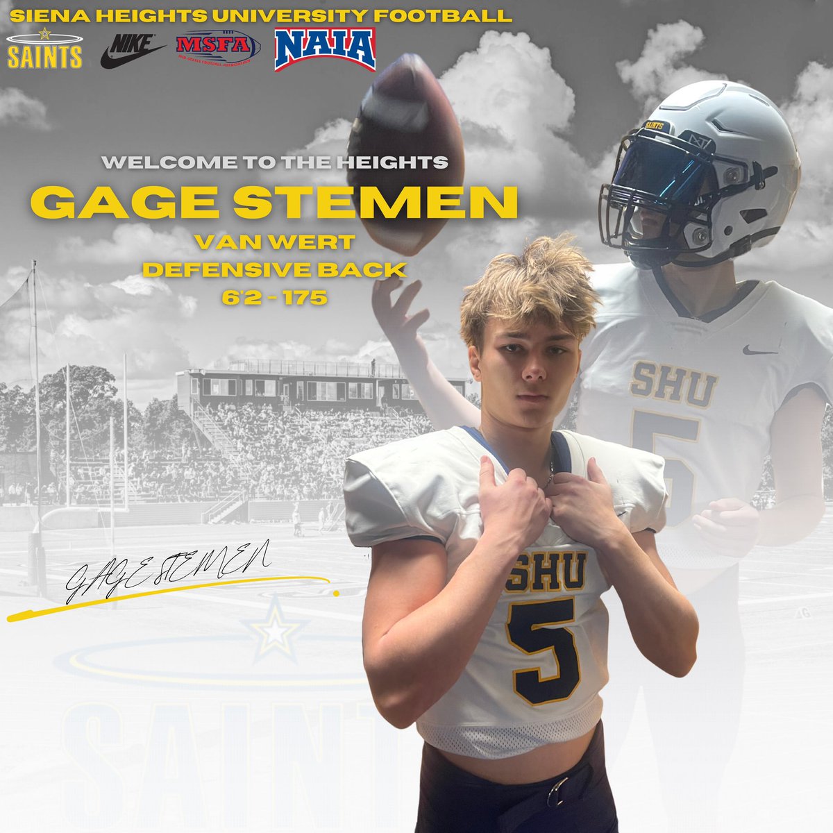 Siena Heights University Football tweet media