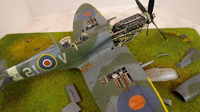 4th February was the 80th birthday of this beautiful lady MK356, a Spitfire Mk.IX who saw action on D-Day. She's now in the safe hands of <a href="/RAFBBMF/">RAF BBMF</a> at RAF Coningsby. Here she is as she might have looked on 6th June 1944. <a href="/Airfix/">Airfix</a> 1:24 Spitfire Mk.IX