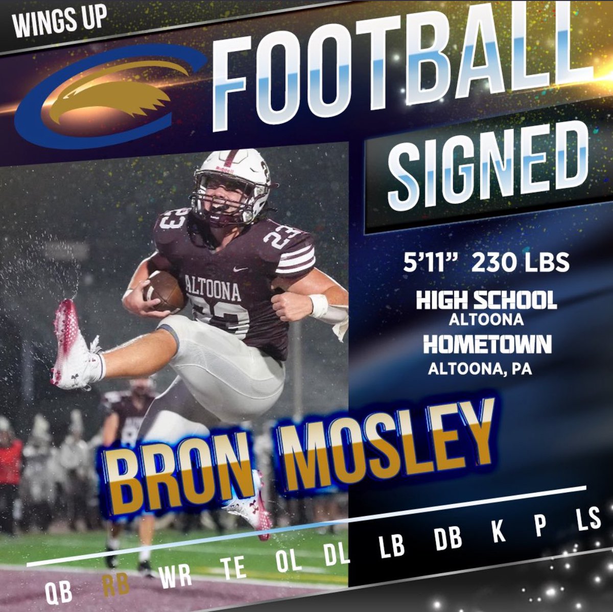 First of all I want to thank my lord and savior, Jesus Christ! Without him, none of this would have happened but also a huge thanks to Clarion for blessing me with this opportunity. Wings Up!!!!!