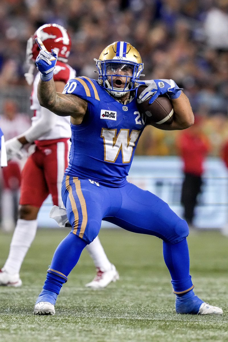 bradyoliveira's tweet photo. Returning to my roots with unfinished business! Let’s work 😤 🔵 💣 #ForTheW @Wpg_BlueBombers https://t.co/ifa0kHPC3K