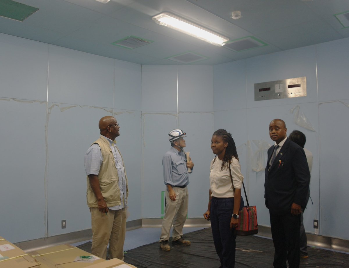 <a href="/DembyAustin/">Austin Demby</a> <a href="/DrJalika/">Dr. Jalikatu Mustapha</a> <a href="/CharlesSenessie/">Charles Senessie</a>  today conducted a site inspection of the new State-of-the-Art Children’s Hospital at Lumley in Freetown. The facility will be launched soon by <a href="/PresidentBio/">Barram</a> &amp; it will provide high quality care for over 55,000 babies.