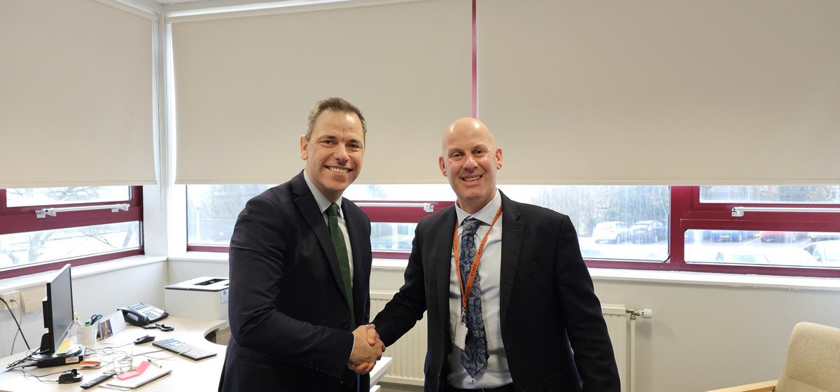 It’s been a tough few weeks for @RiscaCCS so I was pleased to meet with their inspirational new head, Mr Hulland, and discuss his plans for improvement for the school.