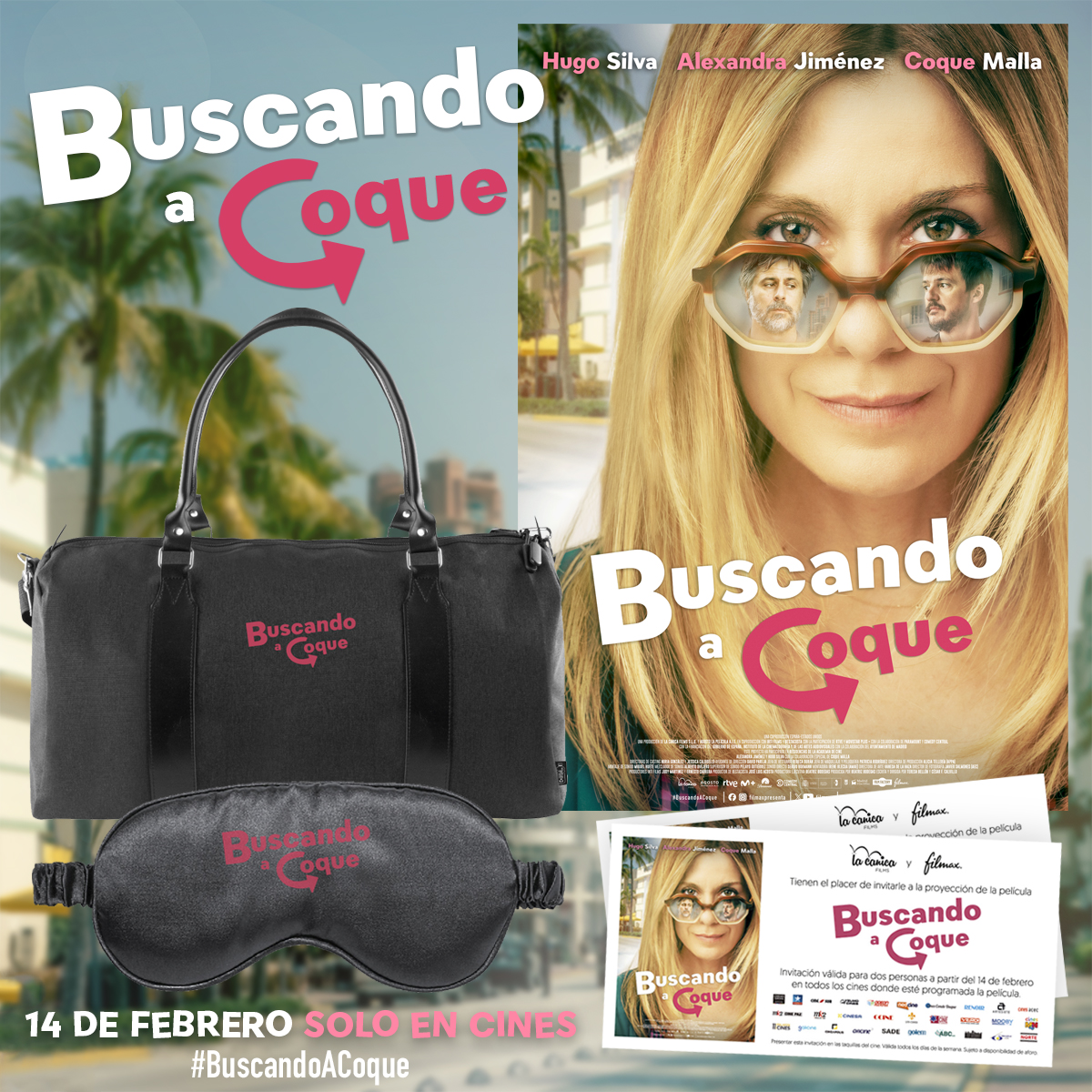 ecartelera's tweet photo. 🎸❤️ ¡NUEVO SORTEO! Consigue una de las 3 entradas dobles para ver #BuscandoACoque en cines, y llévate también un pack de merchandising de la película.

Participa aquí: https://t.co/4GV5GDz7eI https://t.co/Q3Y4vIUWT4