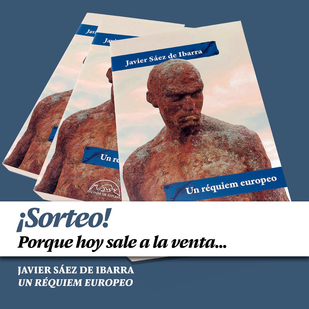 🌀¡SORTEO!🌀

Para celebrar que hoy llega a librerías Un réquiem europeo de Javier Sáez de Ibarra vamos a sortear un ejemplar firmado por su autor.

Solo tenéis que: 
🔹 Seguir esta cuenta. 
🔹 Retuitear esta publicación. 
🔹 Darle a me gusta a esta publicación.

[+]