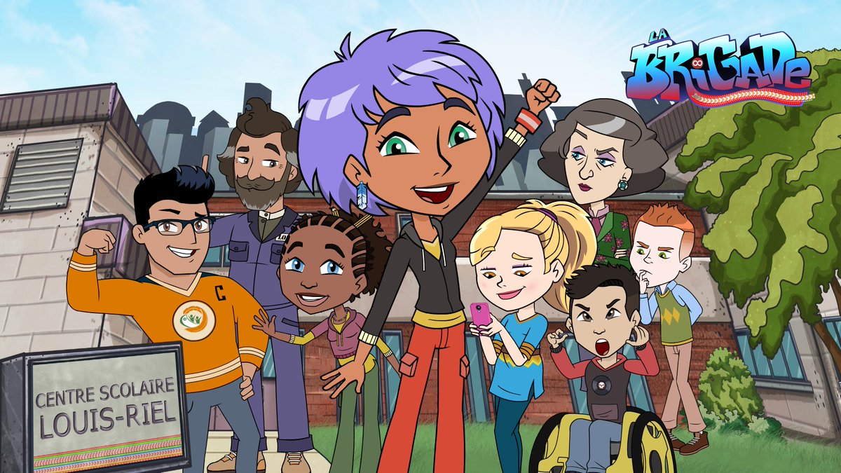 The first season of Manito Média's La Brigade, a French animated and super funny series, is available on TFO and Radio-Canada. In the spring, it will also be on APTN. La Brigade will be back for Season 2 in January 2025! More to come from #srfshowcase! #kidscreen #rocketfunded