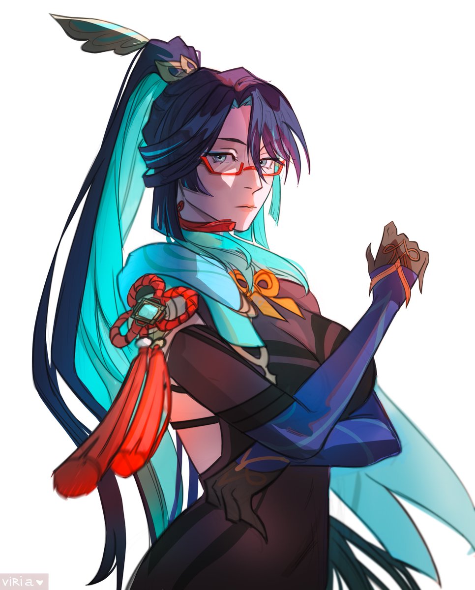 viria13's tweet photo. my new queen🤲👑

#Xianyun #genshinimpact #viria #art https://t.co/70z8J12pBv