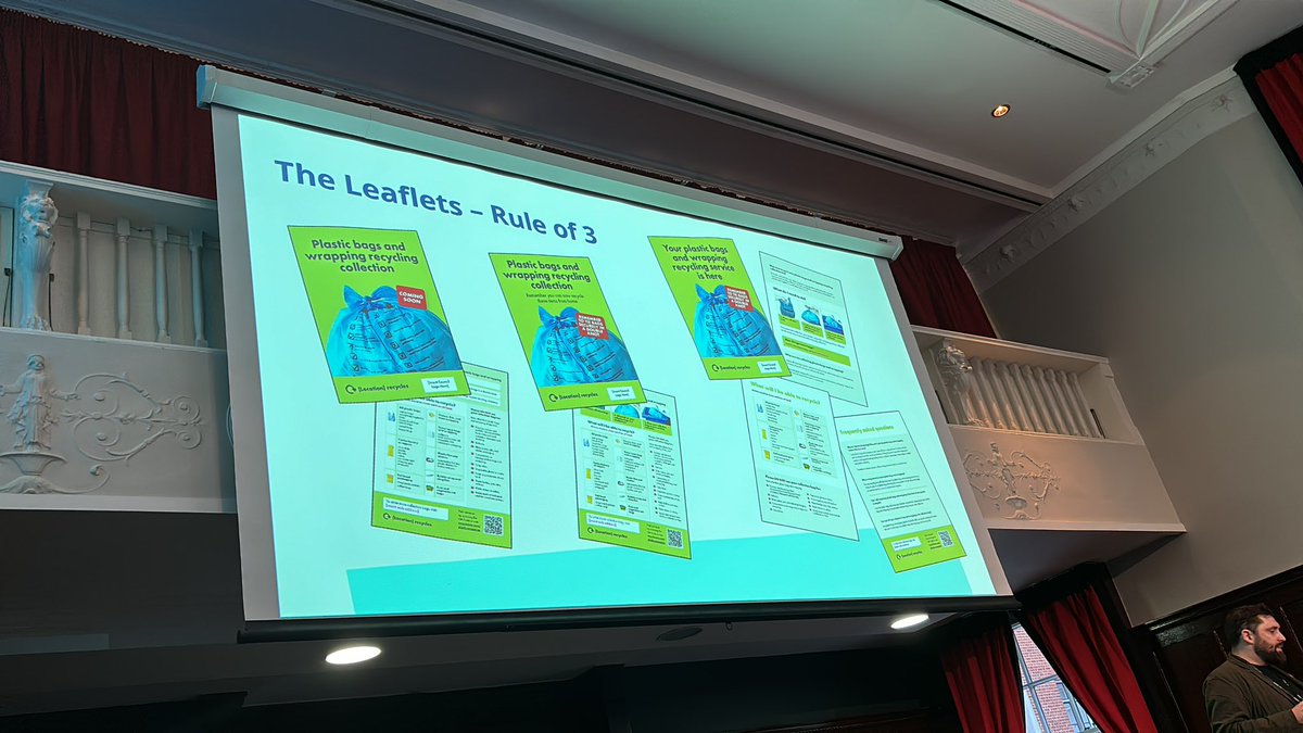 Great to see <a href="/suez/">SUEZ</a> with <a href="/WRAP_UK/">WRAP NGO</a>  presenting initial results of the FlexCollect trials that we supported monitoring of at Comms Conference today 
<a href="/resourcefutures/">Resource Futures</a> #flexibleplastics