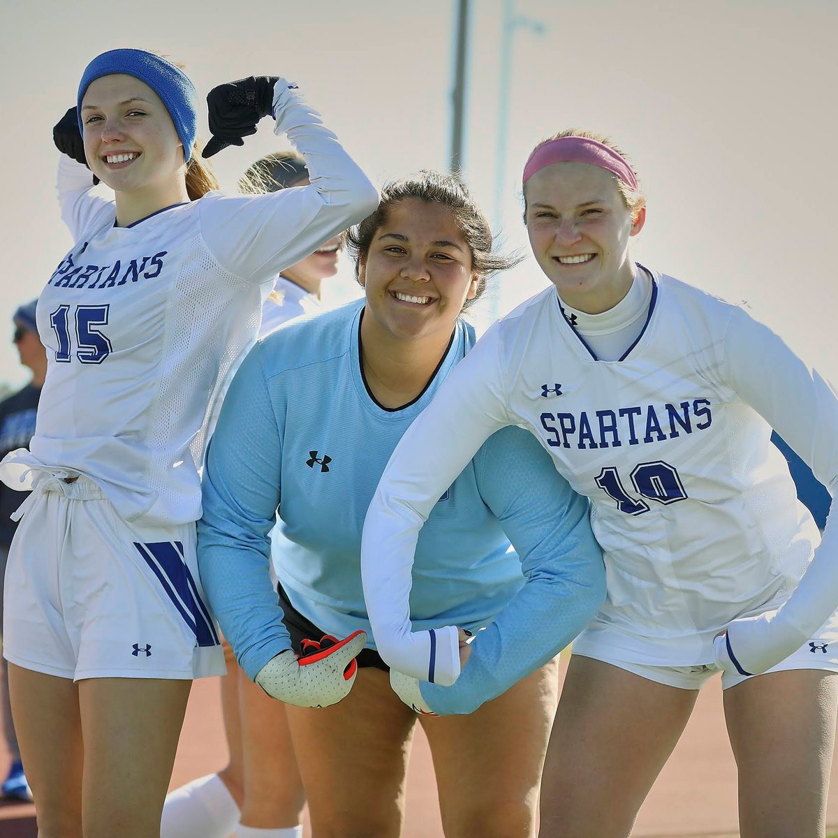 varsitybrands's tweet photo. This National Girls and Women in Sports Day is the start of something HUGE! Together, we can #PowerGirlsForward and celebrate their strength, passion, and drive! Let's break barriers &amp; build a future where every girl can chase her dreams! #NGWSD #SURGE https://t.co/B03SaiSj1Y