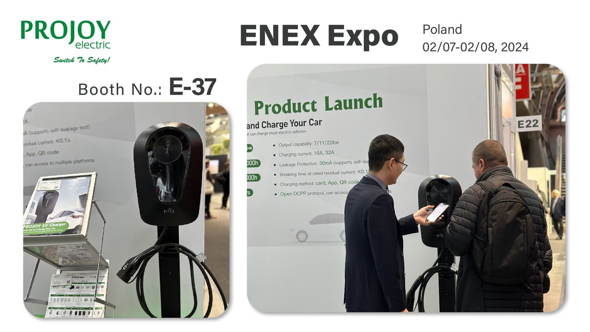 ProjoyElectric's tweet image. Day One at #enex, Here are the highlights of specific products that we are showcasing, feel free to visit us at booth E-37 to chat with our experts! #rsd #electricbox #microinverter #solarenergy