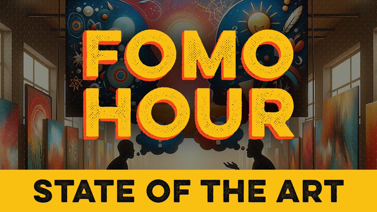 fomohour's tweet image. FOMO HOUR #55 - Let&apos;s talk Ordinals and Art drops!

With special guests @Loxley_eth, @redbeardnft, @ThankYouX and @0xfidodido!