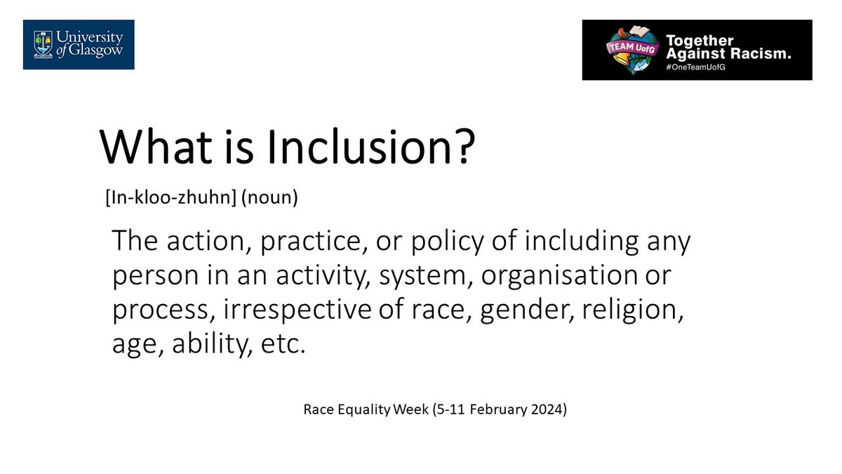 As we focus on our values as an institution, it is important to reflect on some of the actions we have taken to understand racism and to be better allies - gla.ac.uk/explore/togeth… #ListenActChange #UofGREW2024