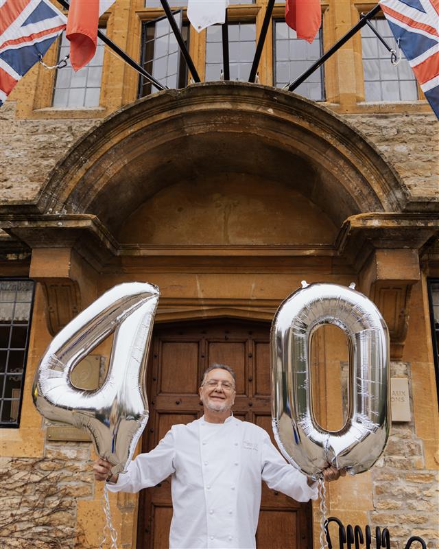 raymond_blanc's tweet photo. It brings me immense joy to share with you a momentous occasion in the history of @lemanoir  Picture this - two @MichelinGuideUK stars shining brightly for an astonishing 40 years straight, accompanied by the coveted Michelin Green Star from the start!  I am bursting with pride for our remarkable team ⭐️⭐️

Le Manoir���s enduring success is a testament to the power of quality, sustainability, and mentorship. We’re not just creating exceptional dining experiences;  we’re shaping the future of gastronomy. To my dear colleagues— @lucas_selby , @BenoitBlin_MCA , Niall Kingston —and to the entire Le Manoir family, I raise my glass in heartfelt congratulations. Here’s to 40 years of culinary excellence, and to many more to come! We look forward to welcoming you soon. Many celebrations to come. 🌟🍽️🌿 #LeManoir40 #MichelinStars