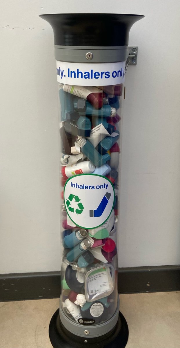 ♻️🫁 Here at <a href="/Gateshead_NHS/">Gateshead Health NHS Foundation Trust</a> we have collected enough inhalers with a Carbon Equivalence C02eq of 🚗13155 miles. Which is a return journey from Gateshead 🇬🇧to Malaysia 🇲🇾. <a href="/PharmacyQeh/">QEHPharmacy</a> <a href="/QeFacilities/">QE Facilities Ltd</a> #inhalerrecycling #respiratory #greenerhealthcare 🫁♻️