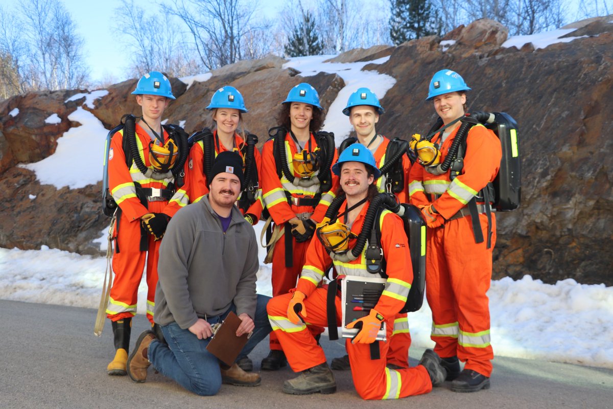 The Laurentian University Mine Rescue Team is heading out in a couple weeks to compete in the Intercollegiate Mine Emergency Response Competition on February 23-24th in Squamish, BC! Good luck team! Give them a follow on Instagram! : @luminerescue