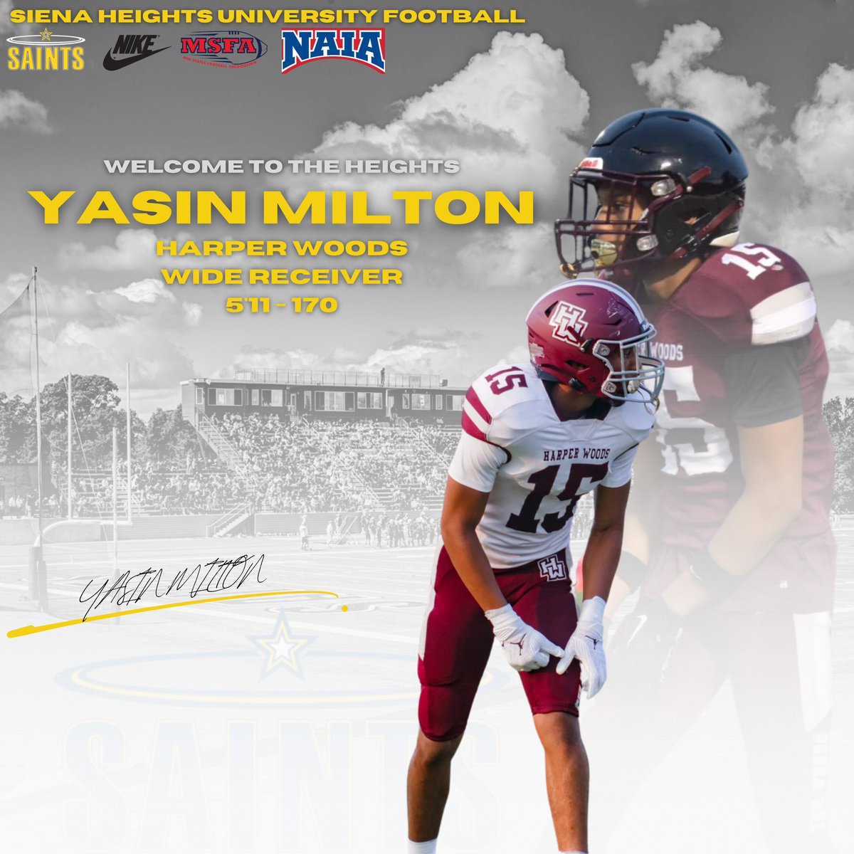 Siena Heights University Football tweet media