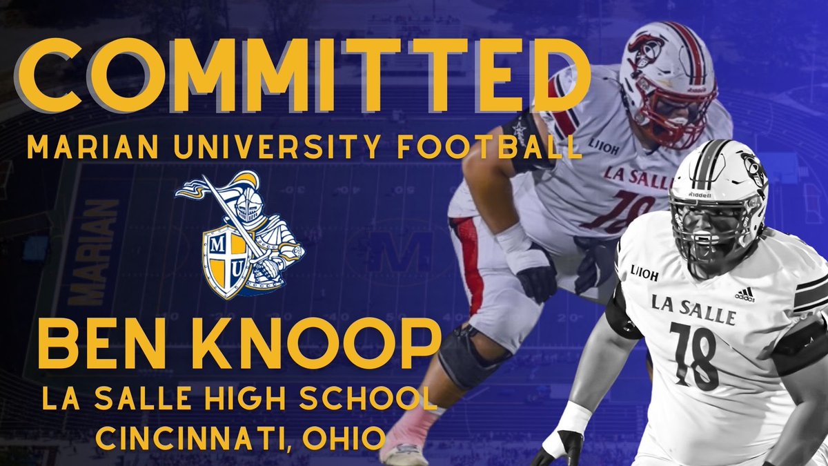 1000% COMMITTED‼️ <a href="/MarianUFootball/">Marian Football</a> #AGTG <a href="/Coach_SmithMU/">Dan Smith</a> <a href="/CoachKarrasJr/">Ted Karras Jr</a> <a href="/PatQBtrainer/">Pat McLaughlin</a> <a href="/LS_LancerFB/">La Salle Football</a>